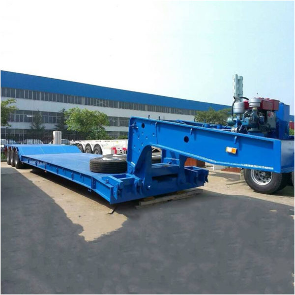 Front Loader Lowbed Semi-Trailers