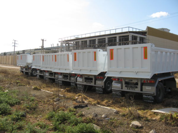 Tipper Semi-Trailers Box-Type Dump - Görsel 5