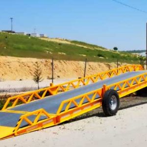 Portabke Forklift Loading Ramp Trailers