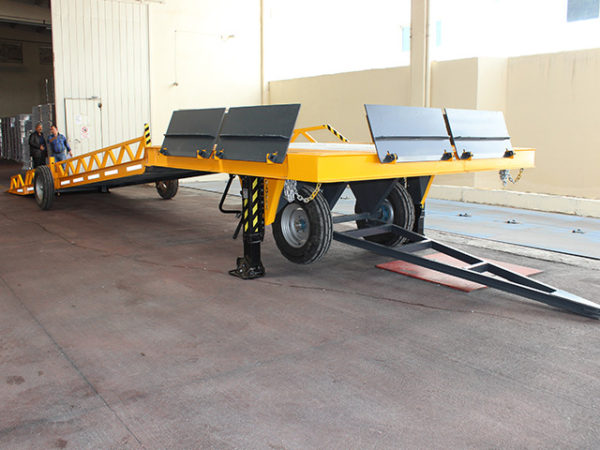 Portabke Forklift Loading Ramp Trailers - Görsel 5